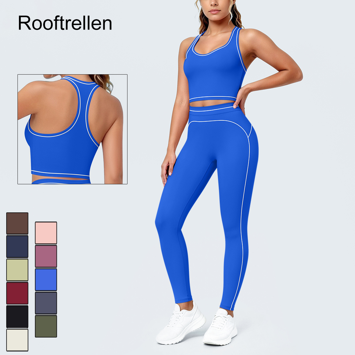 Yoga Fitness Tapis - طقم يوجا رياضي صيفي للنساء، سروال