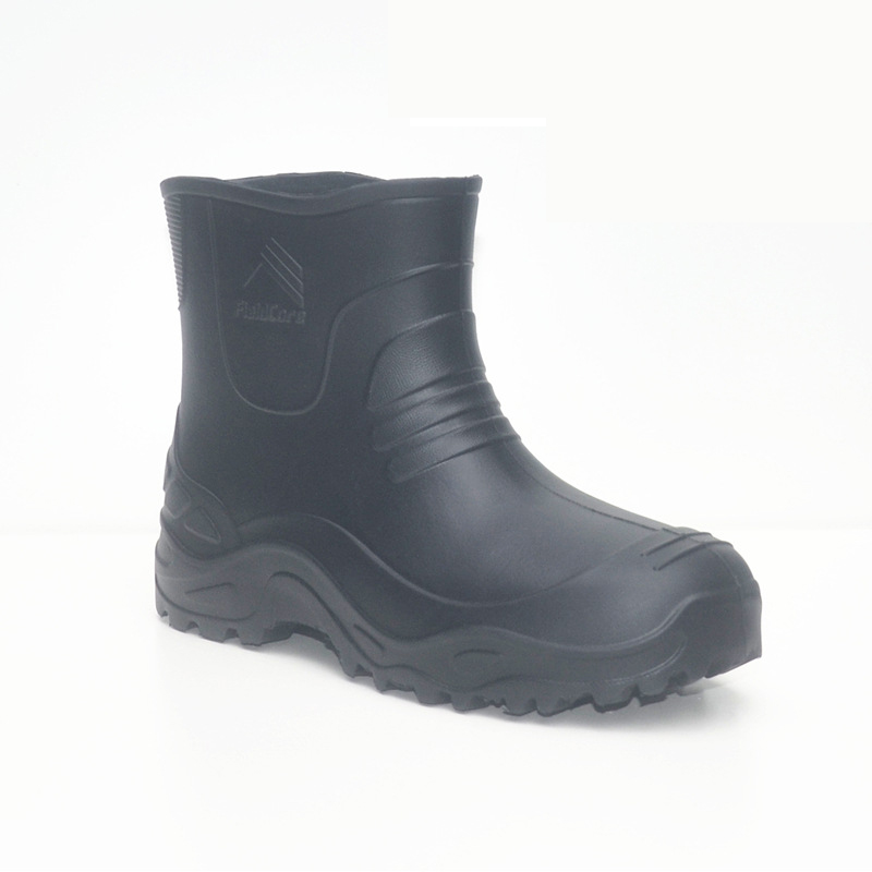 Ankle Weights - إيفا احذية المطر الرجال السود خفيفة