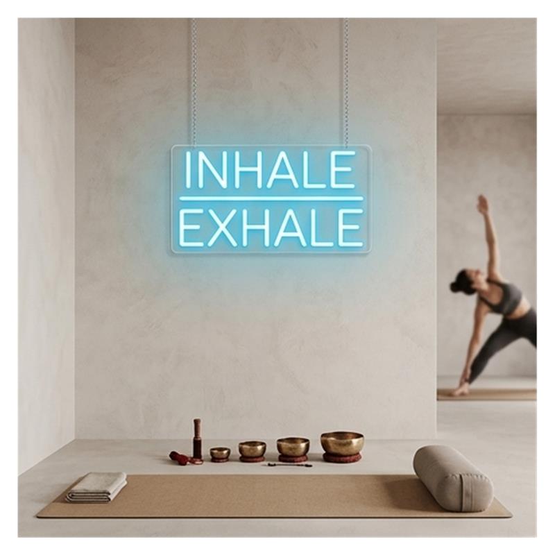 لافتة نيون بإضاءة قابلة للتعتي - مراجعة Yoga Fitness Power Yoga وسعره
