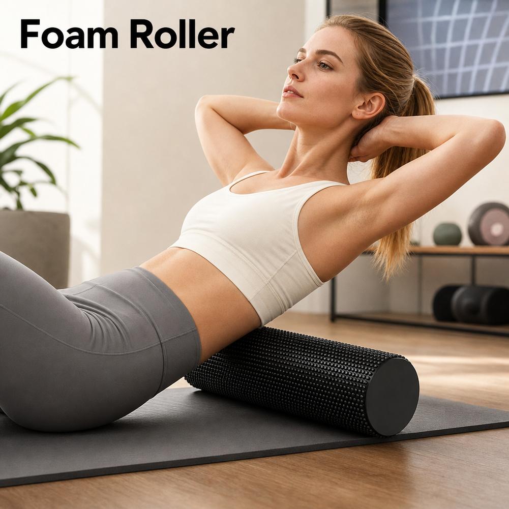 بكرة رغوية لليوجا من مادة EVA  - مراجعة Yoga Fitness Stretching وسعره